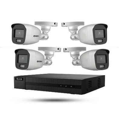 Kit de cámaras Epcom Turbo HD con ColorVu y micrófono