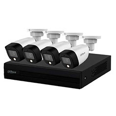 Kit de vigilancia Dahua Full Color 2MP con detección de personas